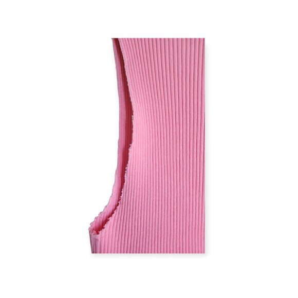 Zara sleeveless thick ribbed bubblegum pink stretchy tank top size L (fits S/M) - Picture 5 of 9